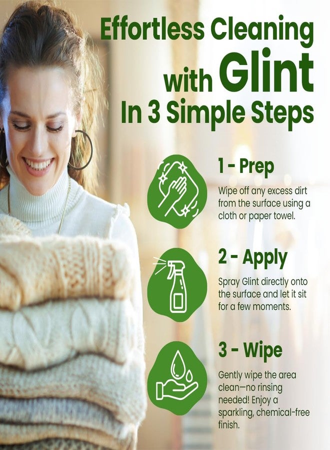 Glint Multi-Purpose Herbal Cleaner, Plant-Based, Eco-Friendly, Stain & Grease Remover, 1000 ml (33.8 fl oz), Safe for Home, Family & Pets, Alcohol-Free, Chemical-Free - Image 4